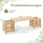 Sodo suolas su integruotais vazonais gėlėms (Natūrali)