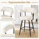 Sėdynės su atlošu 360° besisukančios (Balta)