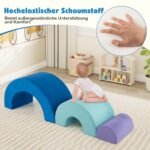 3 dalių minkštų putplasčio laipiojimo blokelių rinkinys (Mėlyna)