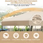 Greito surinkimo paviljonas su UV50+ apsauga (Balta)