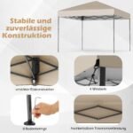 Greito surinkimo paviljonas su UV50+ apsauga (Balta)