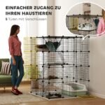 Modulinis daugiapakopis kačių voljeras su aktyvumo zona