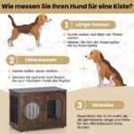 Daugybės funkcionalumų šunų narvas-baldas (Ruda)