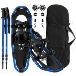 Sniego batai su reguliuojamais dirželiais ir dvigubo suveržimo sistema (Tamsiai mėlyna)