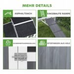 Vištidė su voljeru 3-4 vištoms, 3 skyrių lizdavietė ir ištraukiamas dugnas