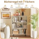 Lentyna su skyreliais ir medinėmis kojomis (Balta)