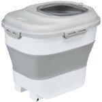 Hermetiška sulankstoma gyvūnų pašarų talpykla 25 l