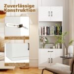 Virtuvės spintelė su integruota stotele ir USB-C jungtimis 168 cm (Balta)