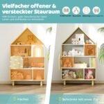 Vaikiška lentyna su dvejomis durelėmis ir medinėmis kojelėmis (Natūrali)