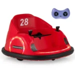 Elektrinis paspirtukas vaikams su LED apšvietimu (Raudona)