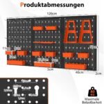 Įrankių laikiklis su dėžutėmis ir kabliais (Oranžinė)