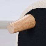 Mažylio fotelis su meškiuko ausimis ir tedžio vilnos užvalkalu