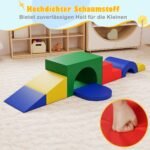 7 dalių minkštų putų laipiojimo blokų komplektas (Spalvotas)