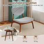 Svetainės komplektas: du foteliai ir staliukas (Šviesiai pilka)