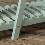 Triaukštė augalų lentyna 6 vazonams