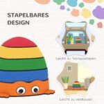 Varlės formos sukraunamos balansavimo pakopėlės 5 vnt. rinkinys