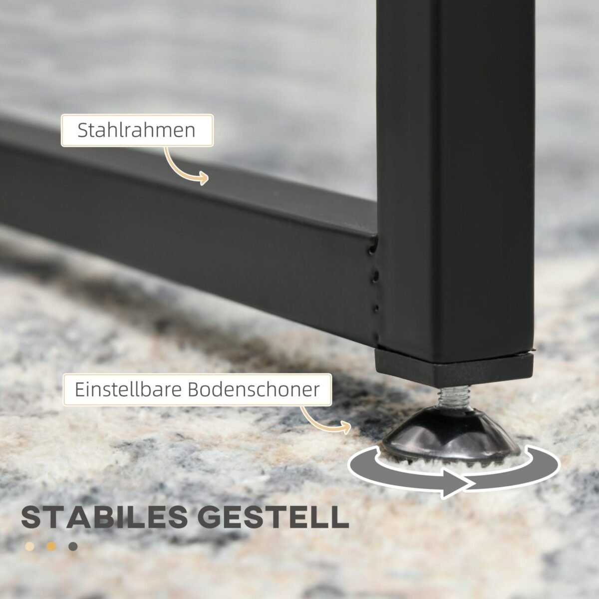 Dviejų dalių sudedami kavos staliukai su grūdinto stiklo stalviršiais