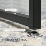 Dviejų dalių sudedami kavos staliukai su grūdinto stiklo stalviršiais