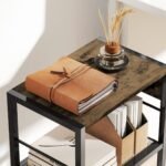 Mobilus spausdintuvo stovas su integruotais elektros ir USB lizdais