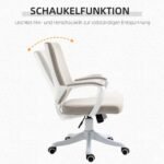 Patogi ergonomiška biuro kėdė su supimo funkcija