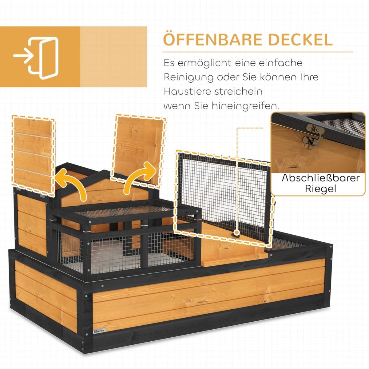 Dvipusis, trijų zonų vėžlių namelis su kopėčiomis