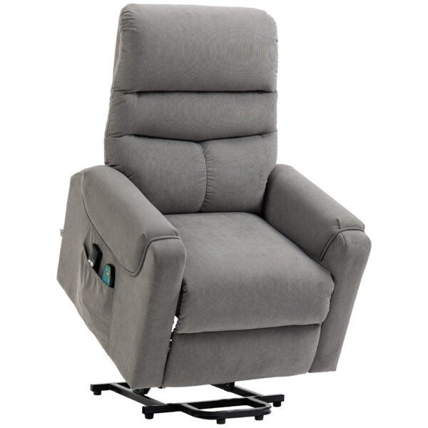 Elektrinis masažinis relaksacinis fotelis su atsistojimo pagalba ir šildymu