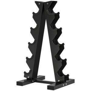 Hantelių stovas 5 lygių 100 kg talpos