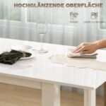 Prailginamas valgomojo stalas 4-6 asmenims