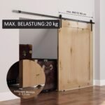 Anglinio plieno slankiojančių durų furnitūros rinkinys 180 cm