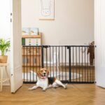 Apsauginiai varteliai vaikams ir augintiniams, tvirtinami be gręžimo, su praplatinimais iki 147,5 cm