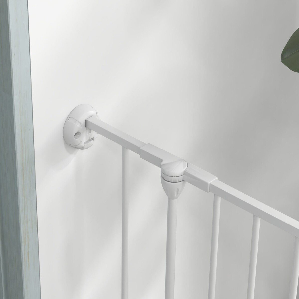 Modulinis šuniukų aptvaras ir apsauginis užtvaras su automatiniu užraktu 8 panelių 90 cm aukščio