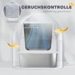 Nerūdijančio plieno kačių tualetas XL dydžio