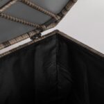 Poliratano lauko daiktadėžė su pamušalu