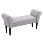 Polsterbank su medinėmis kojomis ir 17