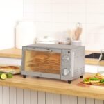 9 l talpos mini orkaitė su reguliuojama temperatūra ir gaminimo laiku
