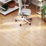 Biuro kėdės neslystantis apsauginis kilimėlis