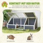 Vėžlių lauko aptvaras be dugno su atskirtomis zonomis