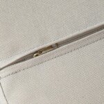 Poliratano lauko krėslas su reguliuojamu atlošu ir pufas