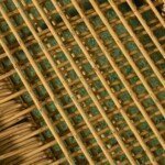 Poliratano lauko krėslas su reguliuojamu atlošu ir pufas