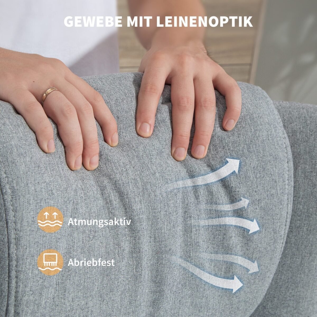 Ergonomiškas 360° pasukamas poilsio krėslas su pakoja