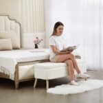 Sėdimasis suoliukas-daiktadėžė su 65 L talpa ir patogiu flisiniu apmušalu