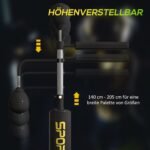 Stovimas daugiafunkcis bokso treniruoklis reguliuojamu aukščiu