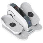 Sėdimas mini elipsinis treniruoklis su LCD monitoriumi ir nuotolinio valdymo pultu