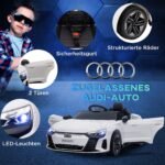 Vaikiškas elektromobilis Audi RS e-tron GT su nuotoliniu valdymu