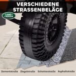 Vaikiškas Land Rover licencijuotas elektromobilis su nuotoliniu valdymu
