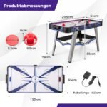 Oro ritulio žaidimo stalas su LED ekranu ir priedais (Mėlyna)