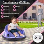 Elektrinis paspiriamasis automobilis su 360° sukimusi ir nuotolinio valdymo pulteliu (Violetinė)