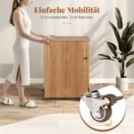 Sulankstomas siuvimo stalas su integruota įkrovimo stotele (Natūrali)