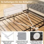 Sulankstomas vaikų lovos apsaugas 100 cm (Balta)