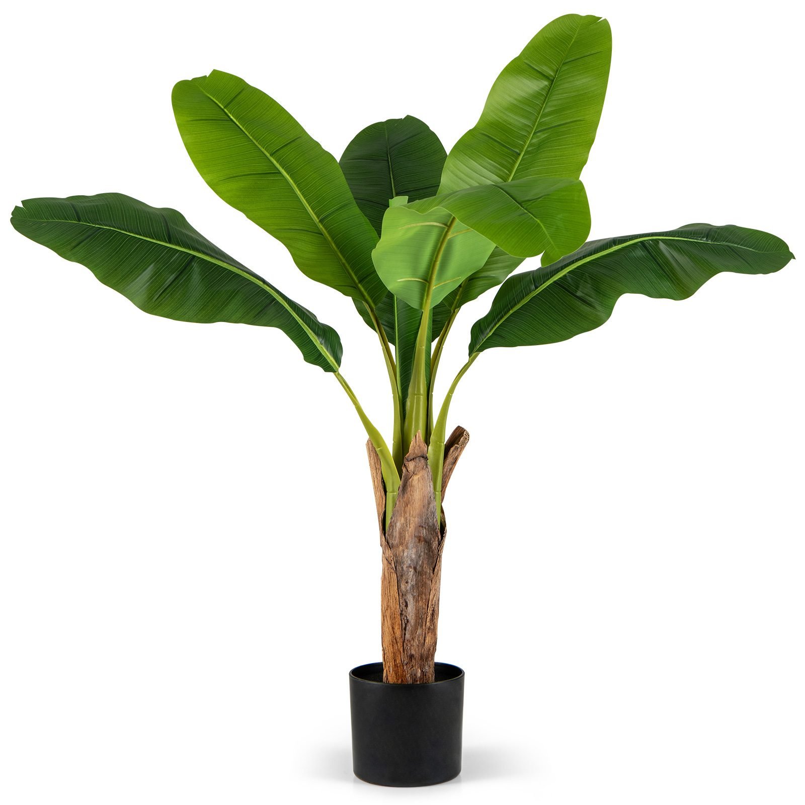 costway2ersetkunstpflanzetropischepalme107cmknstlicheparadiesvogelpflanzezimmerpflanzemitstabilemtopfbltternbananenbaumfrgartenbrozimmerdekorationgrn_1752204434773_image_2 Dirbtinis tropinis bananmedis 107 cm (Žalia)